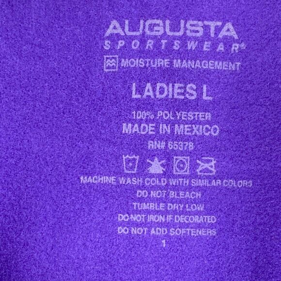 USA Shooting Rhinestone Bling Purple 1/4 Zip Sweatshirt Womens Size Large - Picture 10 of 12